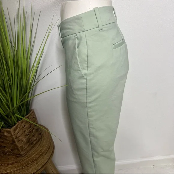 A New Day Sea-foam Green Stretch Ankle Crop Pants 2 - Picture 3 of 16